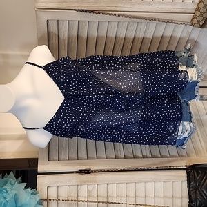 Forever 21 brand polka-dot tank top